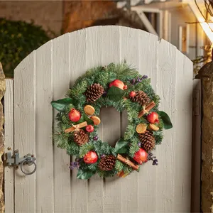 Festive Spice Artificial Wreath - 40cm