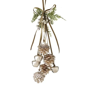 Fir Cone & Bells Hanger - Medium