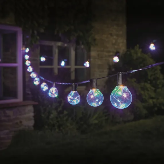 Firefly Festoon Multi Colour Lights - 10 Lights
