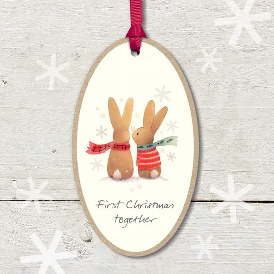 First Christmas Together Keepsake Plaque