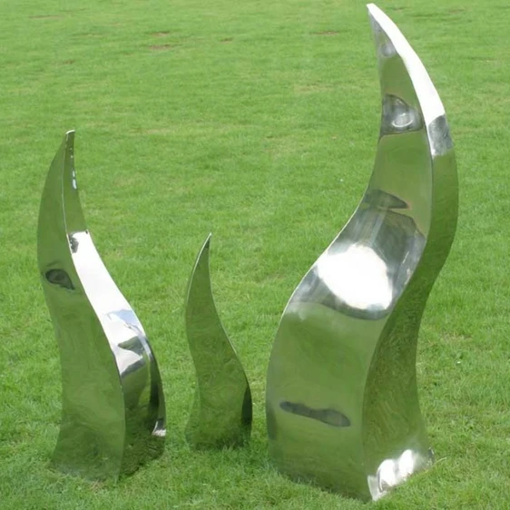 Flame Garden Sculpture - Small - image 1
