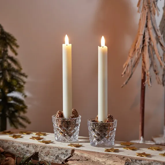 Flameless Dinner Candles