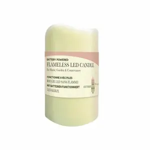 Flameless Pillar Candle - Medium - image 1