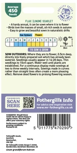 Flax (Linum) Scarlet - image 2