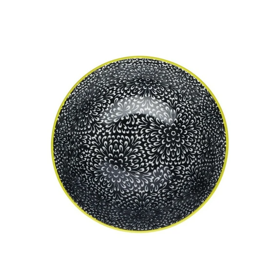 Floral Black Bowl - image 2