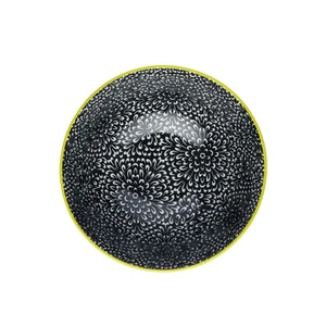 Floral Black Bowl - image 2