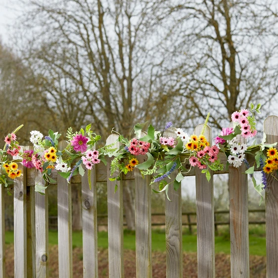 Summer Flowers Artificial Garland - image 2