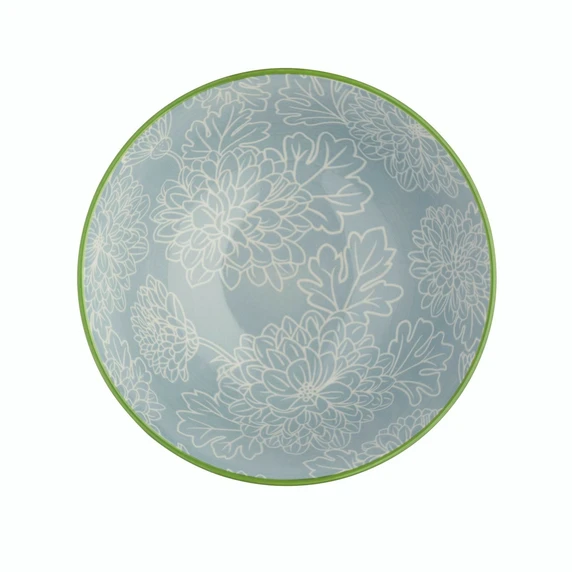 Floral Grey Bowl - image 2