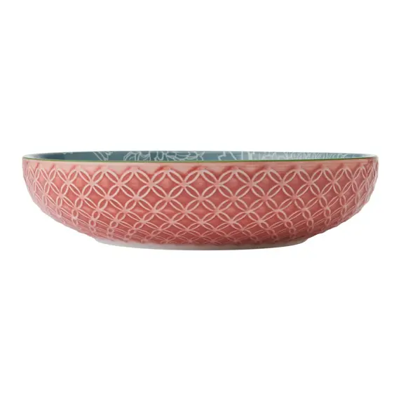 Floral Grey Coupe Bowl - image 2