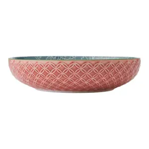 Floral Grey Coupe Bowl - image 2