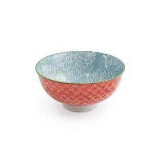 Floral Grey Nibble Bowl - image 1