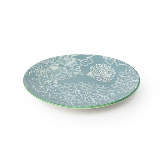 Floral Grey Side Plate - image 1
