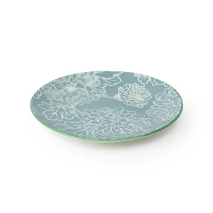 Floral Grey Side Plate - image 1