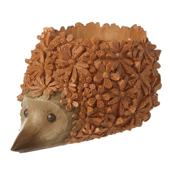 Floral Hedgehog Pot