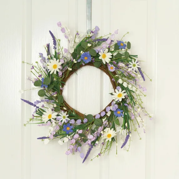 Floral Meadow Artificial Wreath
