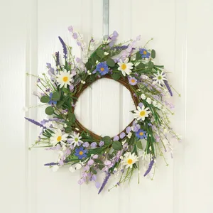 Floral Meadow Artificial Wreath