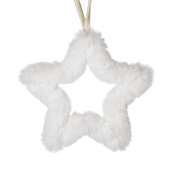 Fluffy Hanging Star Outline