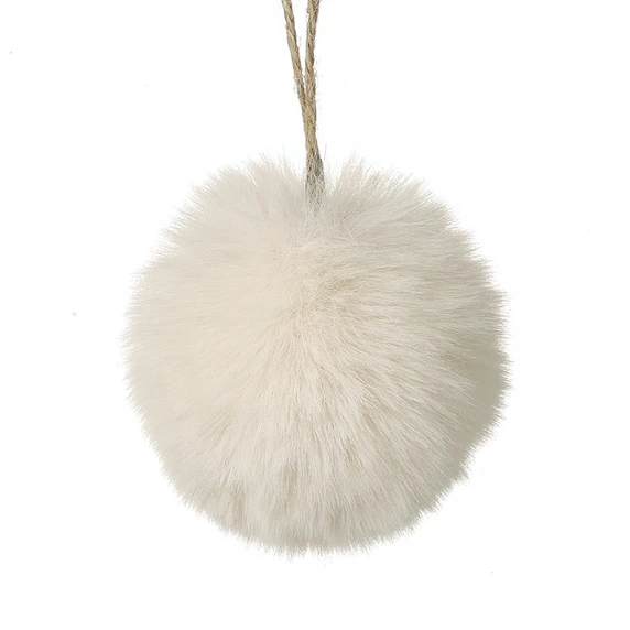 Fluffy Pompom Bauble - Small