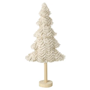 Fluffy Standing Christmas Tree Ornament - Small