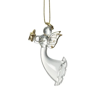 Flying Angel Glass Hanging Decoration