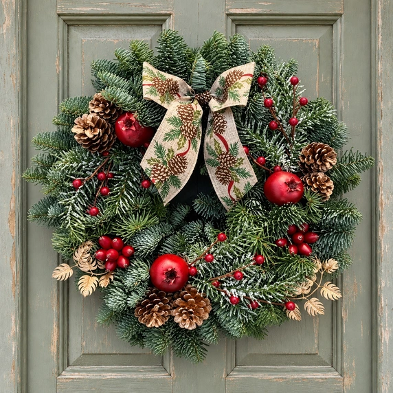 Festive Foraging Wreath - 12" - image 1