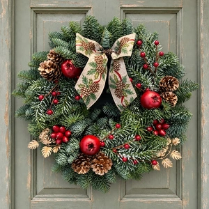 Festive Foraging Wreath - 12" - image 1