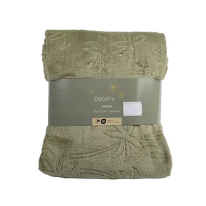 Forest Green Palm Throw