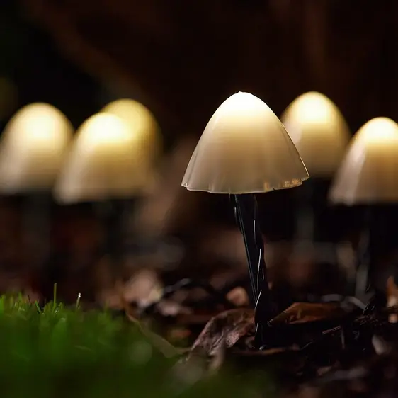 Forest Mushrooms Stake Light Set - image 1