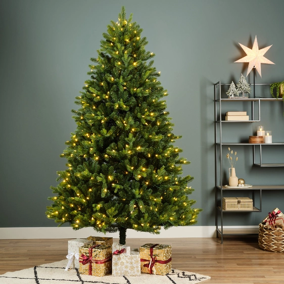Freiburg Pine Pre-Lit Artificial Christmas Tree 7ft - image 2