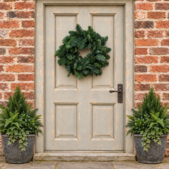 Classic Plain Foliage Wreath - 10" - image 2