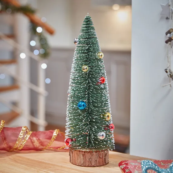 Frosted Fir Bottlebrush Tree