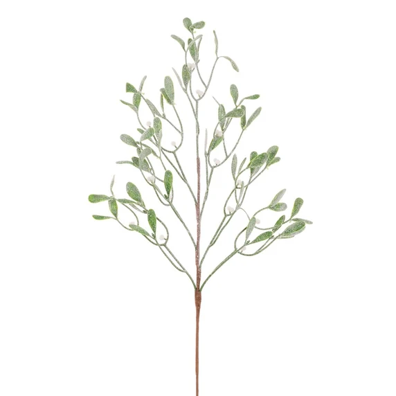 Frosted Mistletoe Artificial Spray