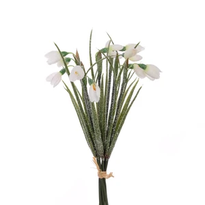 Frosted Snowdrop Artificial Bunch
