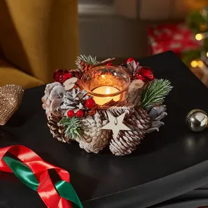 Frosty Star Candle Holder - Single