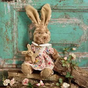 Fruit Print Dress Soft Rabbit