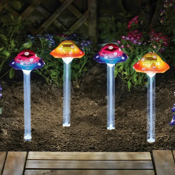 Funky Fungus Stake Light Set
