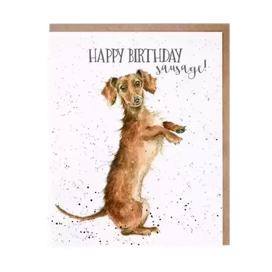 Happy Birthday Sausage Birthday Card - image 2