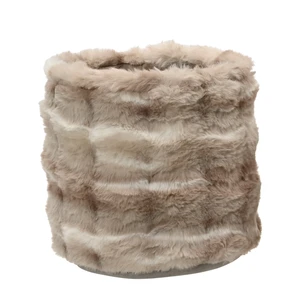 Fur Round Storage Basket - Large - image 1