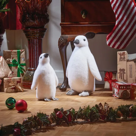 Fuzzy Penguin Decoration - Large - image 1