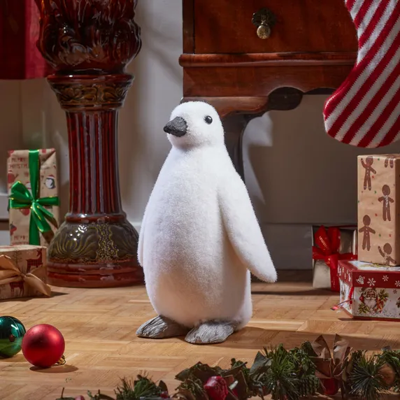 Fuzzy Penguin Decoration - Large - image 2