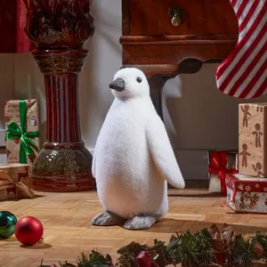 Fuzzy Penguin Decoration - Large - image 2