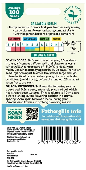 Gaillardia Goblin Seeds - image 2
