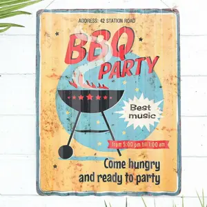 BBQ Party Garden Sign - image 2