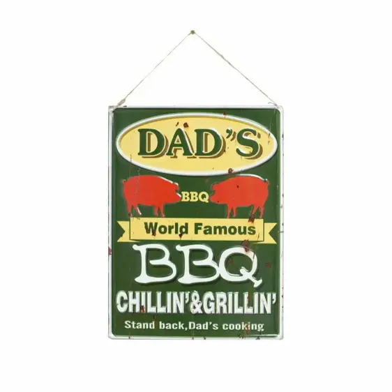 Dad's BBQ Garden Sign - image 2