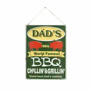 Dad's BBQ Garden Sign - image 2