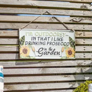 I'm Outdoorsy Garden Sign - image 2