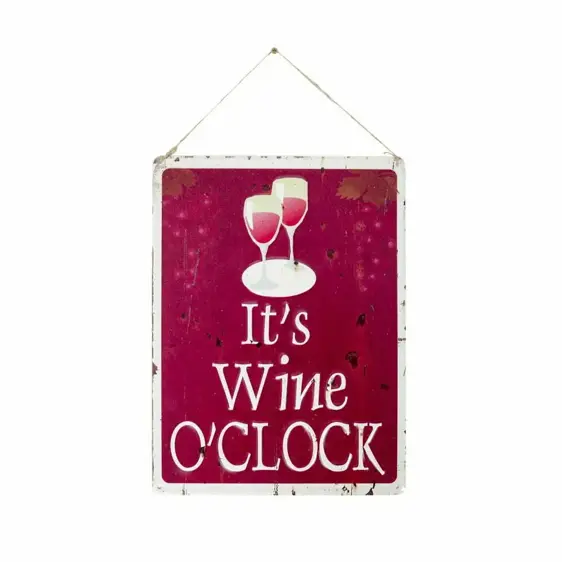 Garden Sign It's Wine O'Clock - image 1