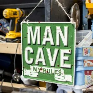 Garden Sign Man Cave My Rules - image 2