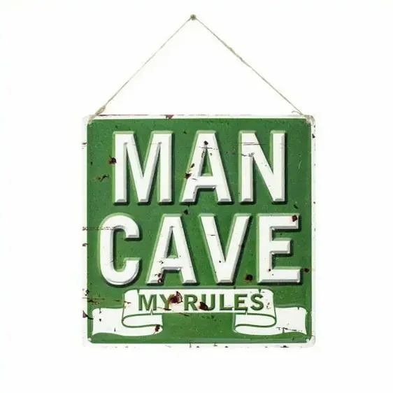 Garden Sign Man Cave My Rules - image 1