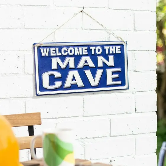 Garden Sign Welcome To The Man Cave - image 2
